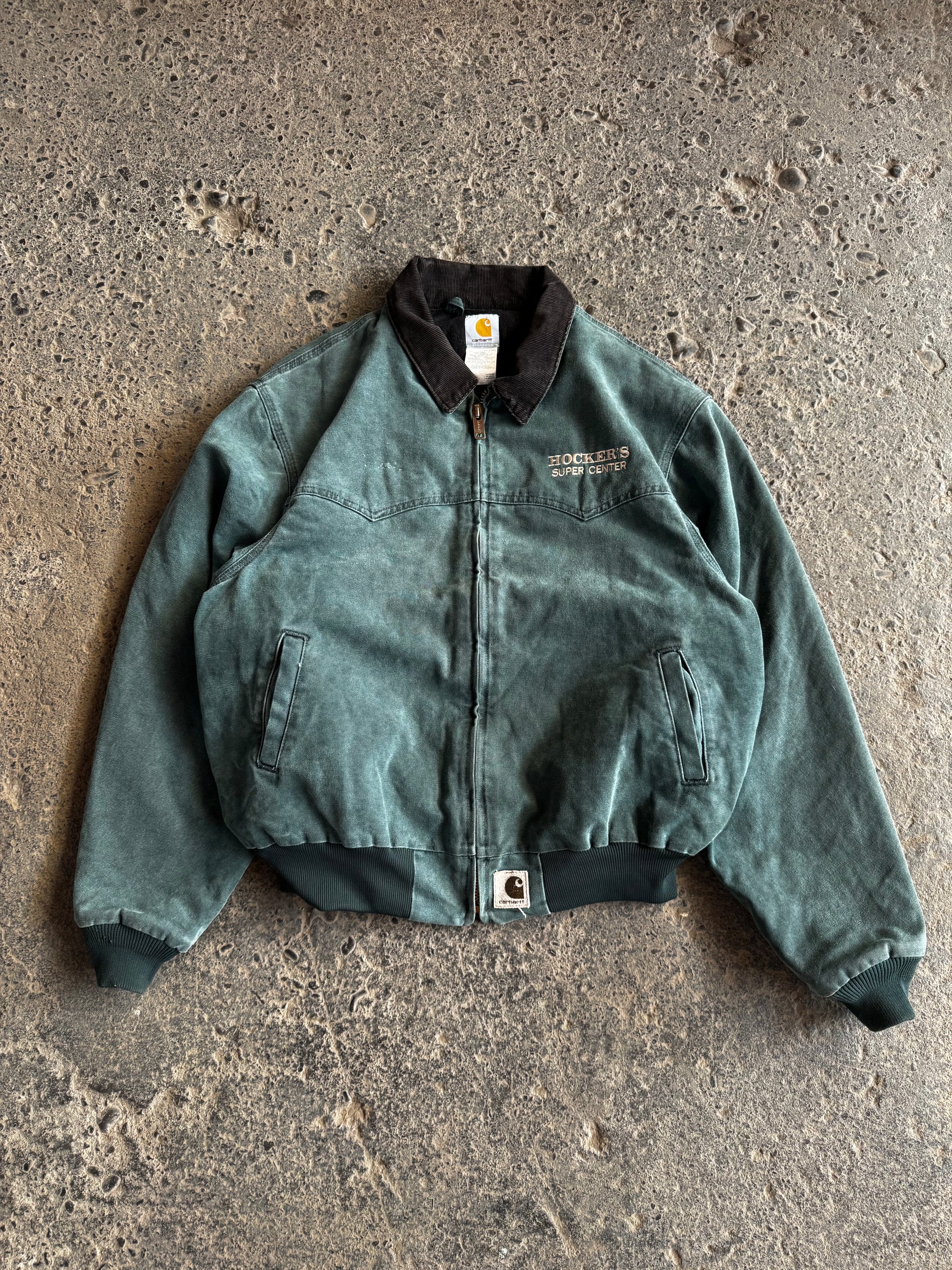 Chaqueta Vintage Carhartt Santa Fe Verde Olive Workwear Resistente